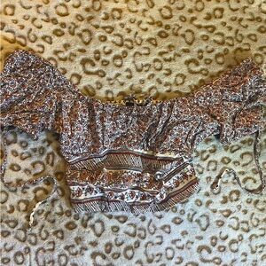 Forever21 Boho Crop Top